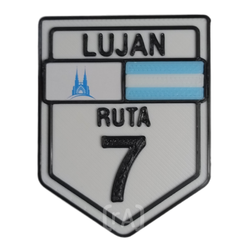 Imán Cartel Ruta 7